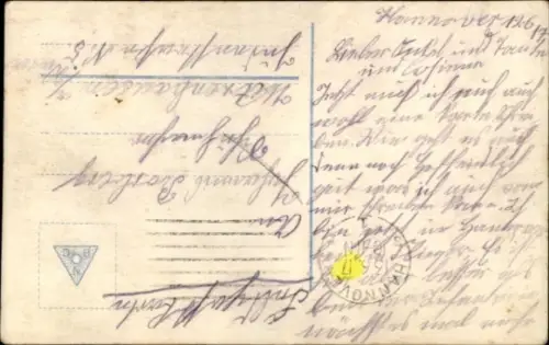 Ak Junge Frau mit Haube, Portrait, coloriert