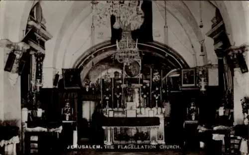 Ak Jerusalem Israel, Flagellation Church, Geißelungskapelle