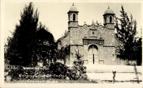 Foto Ak Coconut Grove Miami Florida USA, Plymouth Congregational Church, Devon Road