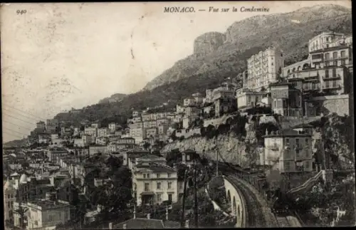 Ak Monaco, Vue sur la Condamine