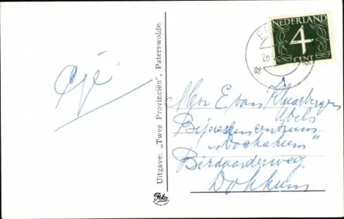 Ak Groningen Niederlande, Twee Provincien, Paterswolde, Leuchtturm, Segelboote