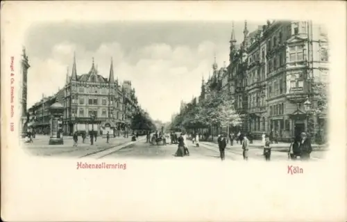 Ak Köln am Rhein, Hohenzollernring