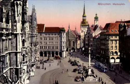 Ak München, Marienplatz