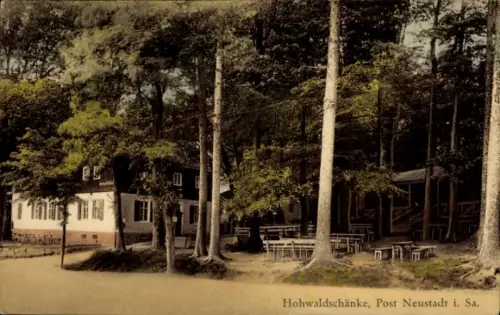 Ak Neustadt in Sachsen, Hohwaldschänke