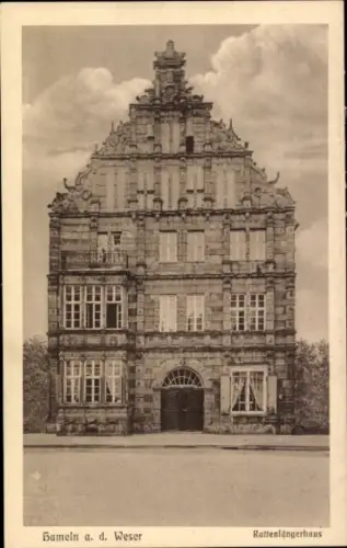 Ak Hameln an der Weser Niedersachsen, Rattenfängerhaus,   Architektur