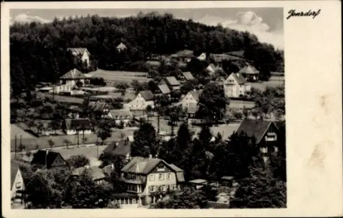 Ak Jonsdorf in der Oberlausitz Sachsen,  Blick nach dem Hieronymusstein, Zittauer Gebirge, Landsc