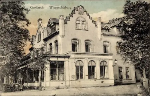 Ak Groitzsch in Sachsen, Restaurant Wieprechtsburg