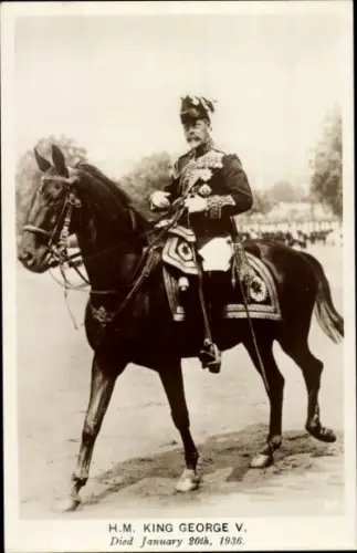 Ak Seine Majestät König Georg V
