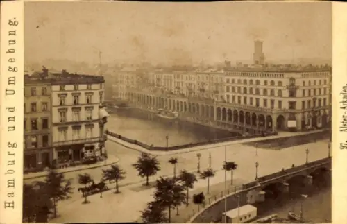 CdV Hamburg Neustadt, Alsterarkaden, Jungfernstieg