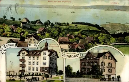 Ak Wienacht Lutzenberg Kt. Appenzell Ausserrhoden, Bodensee, Pension Alpenblick, Dependance
