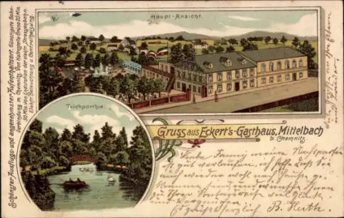 Litho Mittelbach Chemnitz in Sachsen, Eckert's-Gasthaus