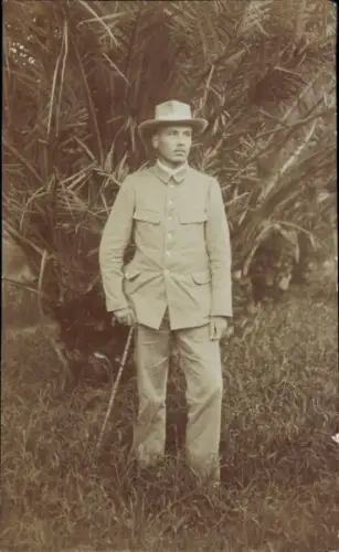 Foto Windhoek Windhuk Namibia Deutsch Südwestafrika, Freiherr von Eberstein, Portrait