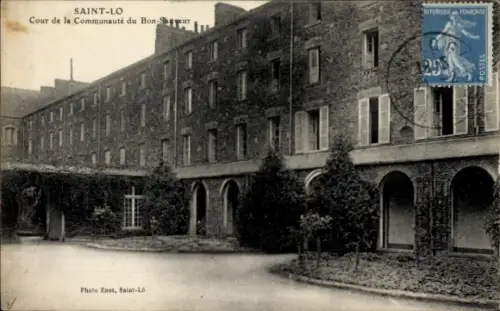 Ak Saint Lô Manche, Cour de la Communaute