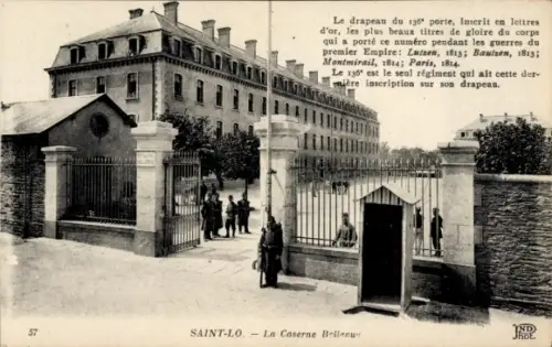 Ak Saint Lô Manche, Kaserne Bellevue