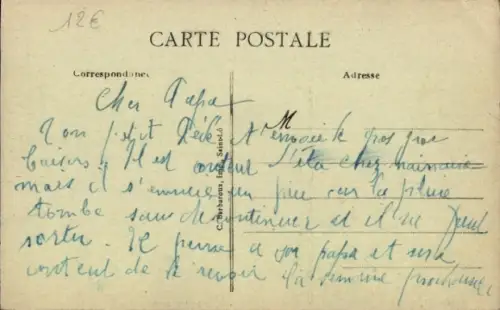 Ak Saint Lô Manche, rue Torteron, vue du Grouais