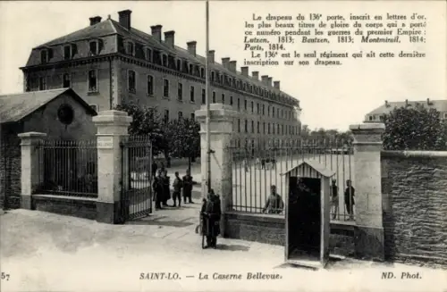 Ak Saint Lô Manche, La Caserne Bellevue