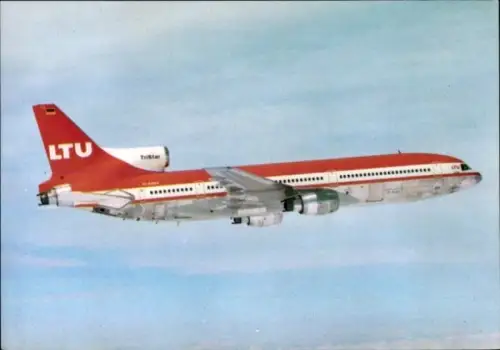Ak Deutsches Passagierflugzeug, LTU, Lockheed L-1011 TriStar