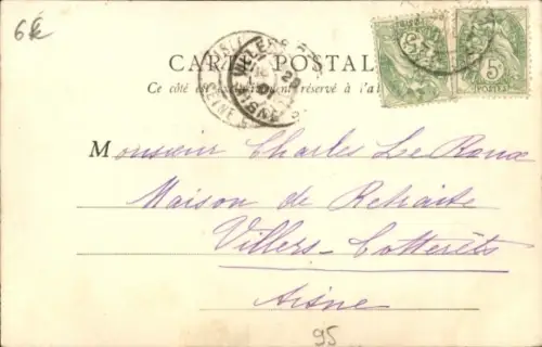 Ak Isle Adam Val d'Oise, Eglise et Mairie