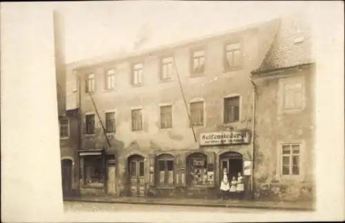 Foto Ak Bischofswerda in Sachsen, Seifensiederei
