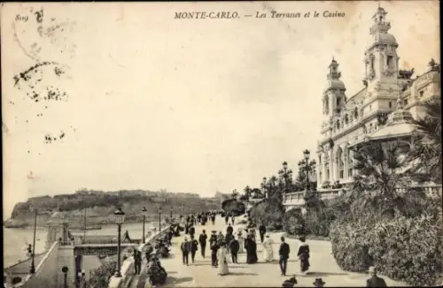 Ak Monte Carlo Monaco, Les Terrasses et le Casino
