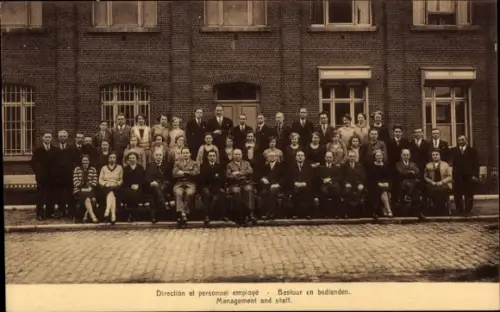 Ak Saint Gilles lez Termonde Ostflandern, Spinnerei, Geschäftsführung, Mitarbeiter