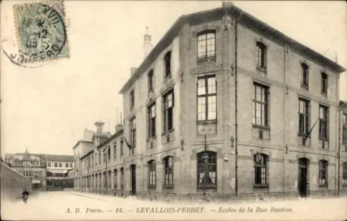 Ak Levallois Perret Hauts de Seine, Ecoles de la Rue Danton