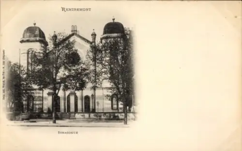 Judaika Ak Remiremont Lothringen Vosges, Synagoge