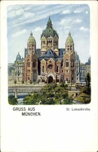 Ak München, St. Lukaskirche