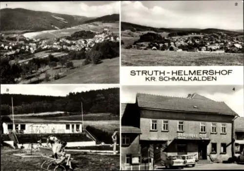 Ak Struth Helmershof Floh Seligenthal, Thüringer Hof, Bürgerwald, Kronstein