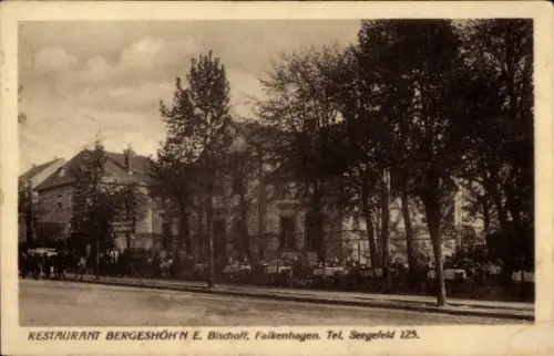 Ak Falkenhagen Pritzwalk in der Prignitz, Restaurant Bergeshöhn