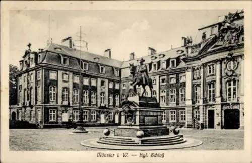 Ak Münster in Westfalen, Königliches Schloss