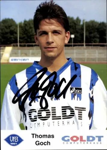 Autogrammkarte Fußballer Thomas Goch, VfB Oldenburg, Autogramm