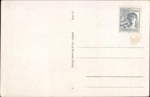 Ak Hansestadt Greifswald, Mühlentor