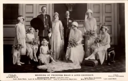 PC Wedding of Princess Maud and Lord Carnegie, 1923