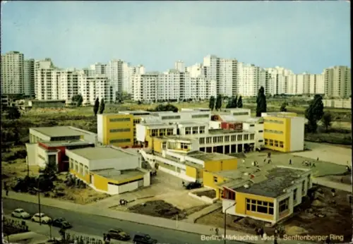 Ak Berlin Reinickendorf Wittenau, Märkisches Viertel, Senftenberger Ring, Hochhäuser