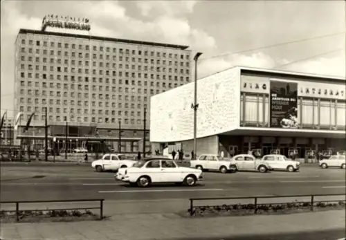 Ak Berlin Mitte, Interhotel Berolina, Kino International, Karl Marx Allee, Kinofilm Werner Holt