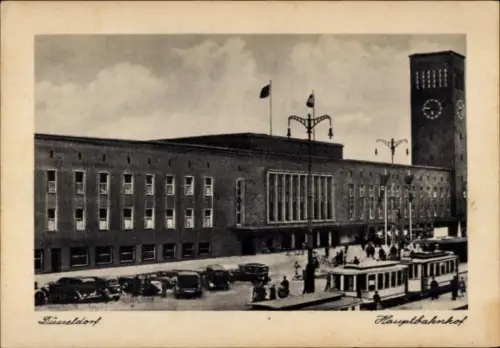 Ak Düsseldorf am Rhein, Hauptbahnhof