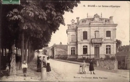 Ak Baugé en Anjou Maine et Loire, La Caisse d'Épargne