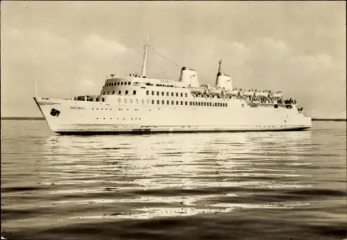 Ak DDR Großfähre Saßnitz