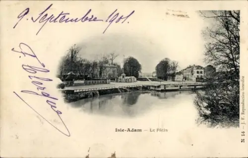 Ak Isle Adam Val d'Oise, Le Patis