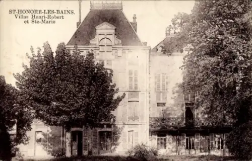 CPA Saint Honoré les Bains Nièvre, Villas Henri Robert et Ste Marie
