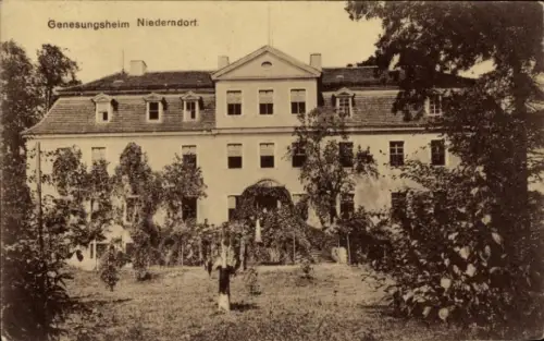 Ak Niederndorf  Kraftsdorf Thüringen, Genesungsheim