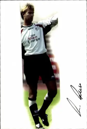 Autogrammkarte Fußballer Lars Leese, 1. FC Köln, Autogramm