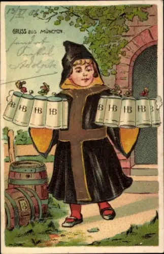 Ak München, Münchner Kindl, Bier