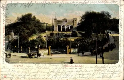 Ak Leipzig in Sachsen, Bayrischer Bahnhof