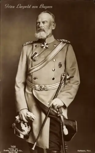 Ak Prinz Leopold von Bayern, Portrait in Uniform