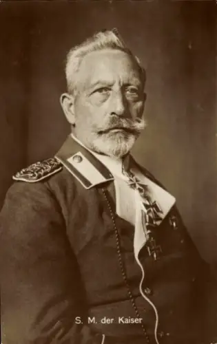 Ak Kaiser Wilhelm II im Exil in Doorn, Portrait, Uniform, Orden