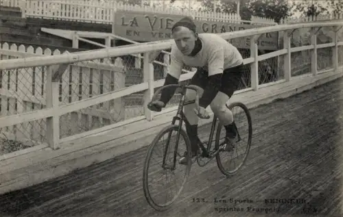 Ak Radrennsport, Radrennfahrer Seigneur, französischer Sprinter