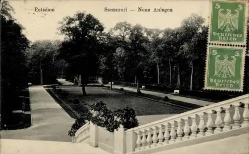Ak Potsdam Sanssouci, Orangerie, Neue Anlagen