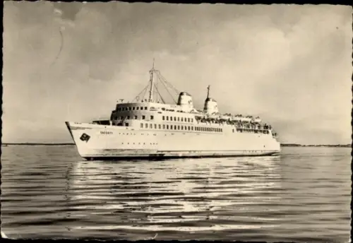 Ak Fährschiff Sassnitz